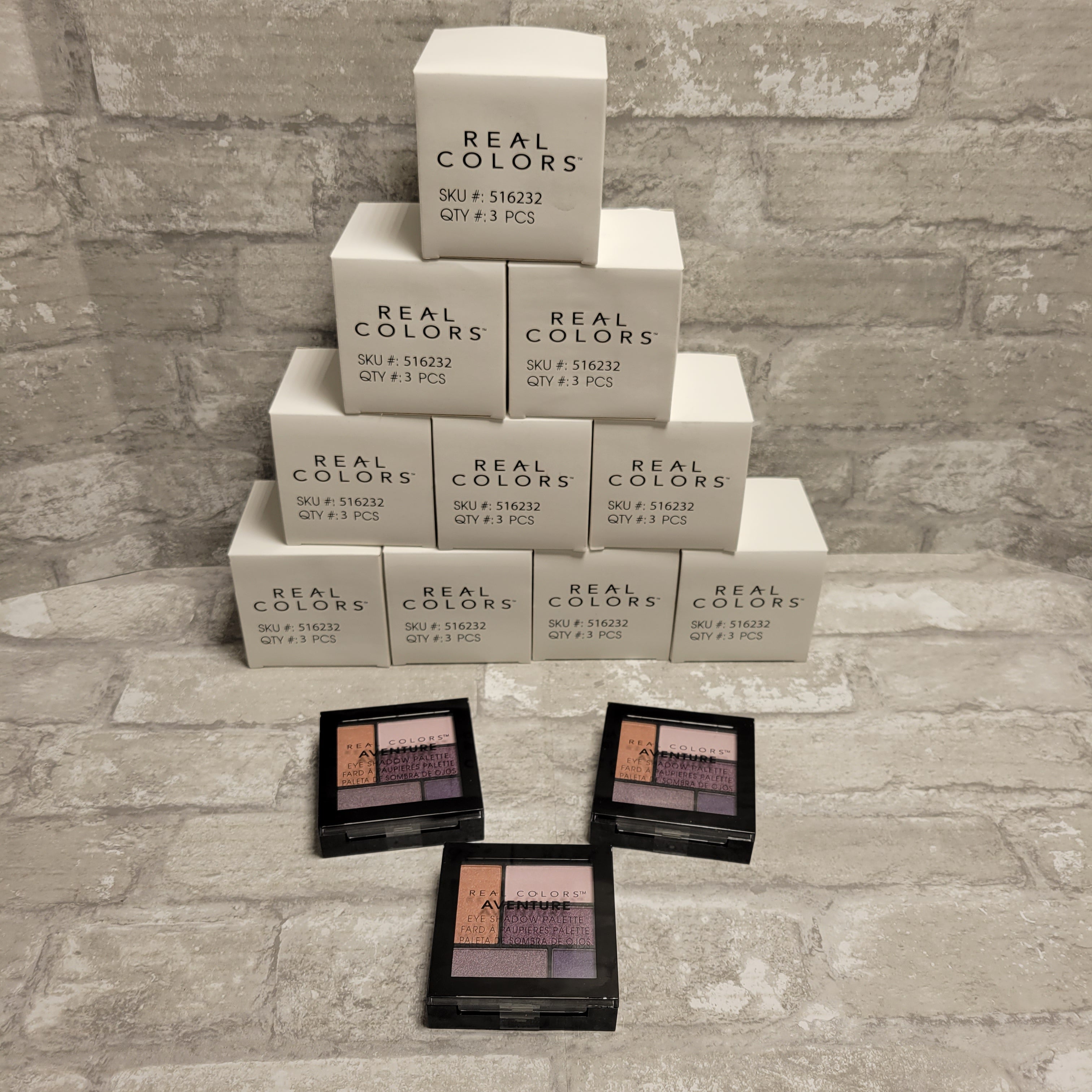 Real Colors Aventure Eye Shadow Palette City of Angels, Case of 33 (8060525641966)